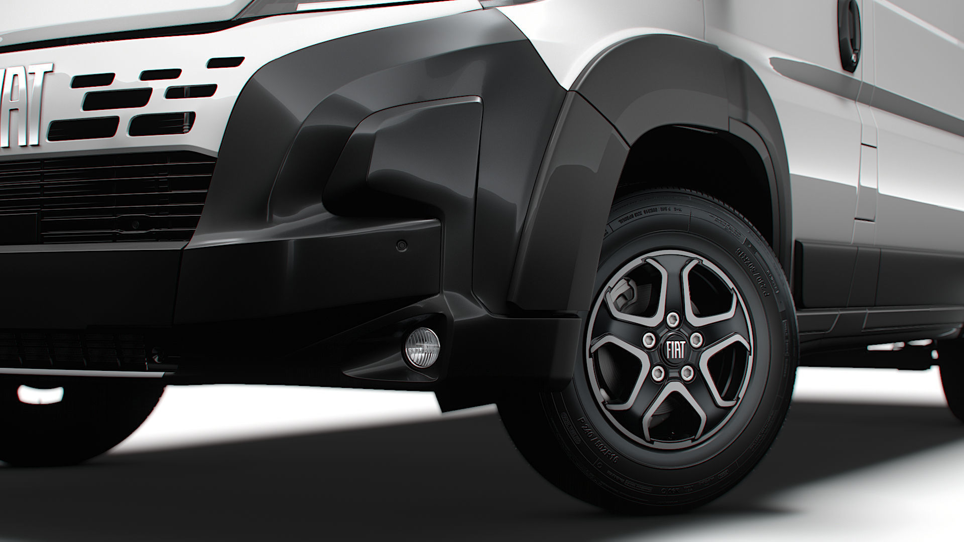 Fiat e Ducato Van L1H2 2024 3D model_3