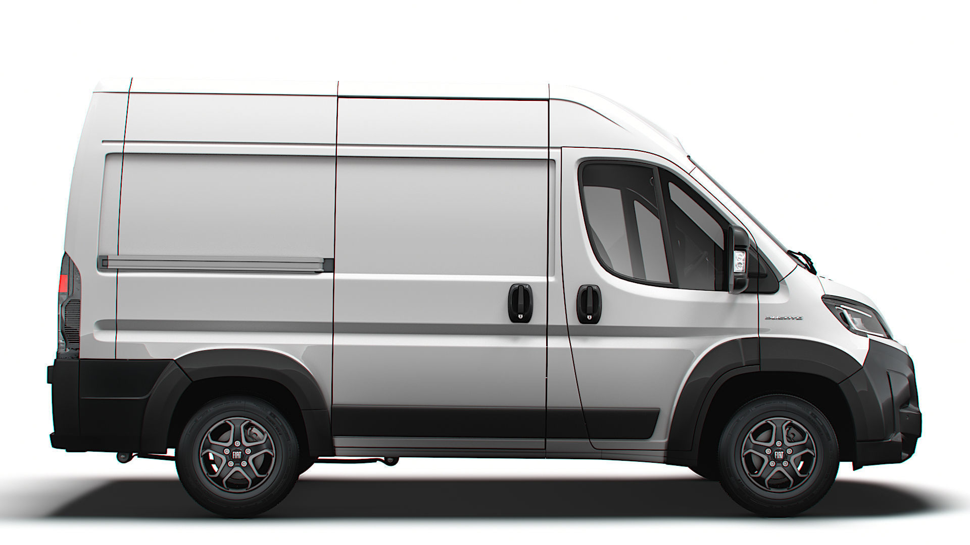 Fiat e Ducato Van L1H2 2024 3D model_1