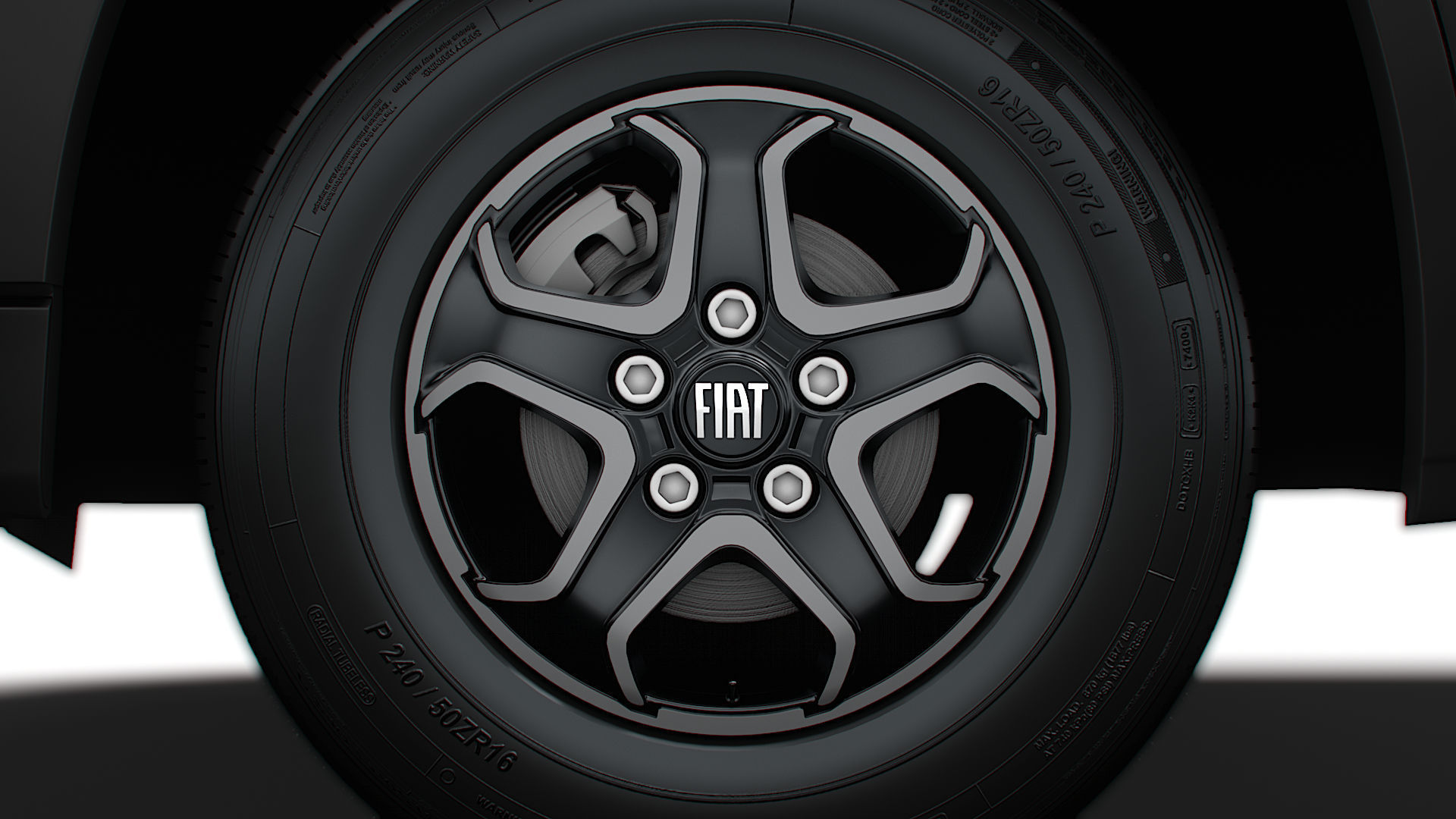 Fiat e Ducato Van L1H2 2024 3D model_12