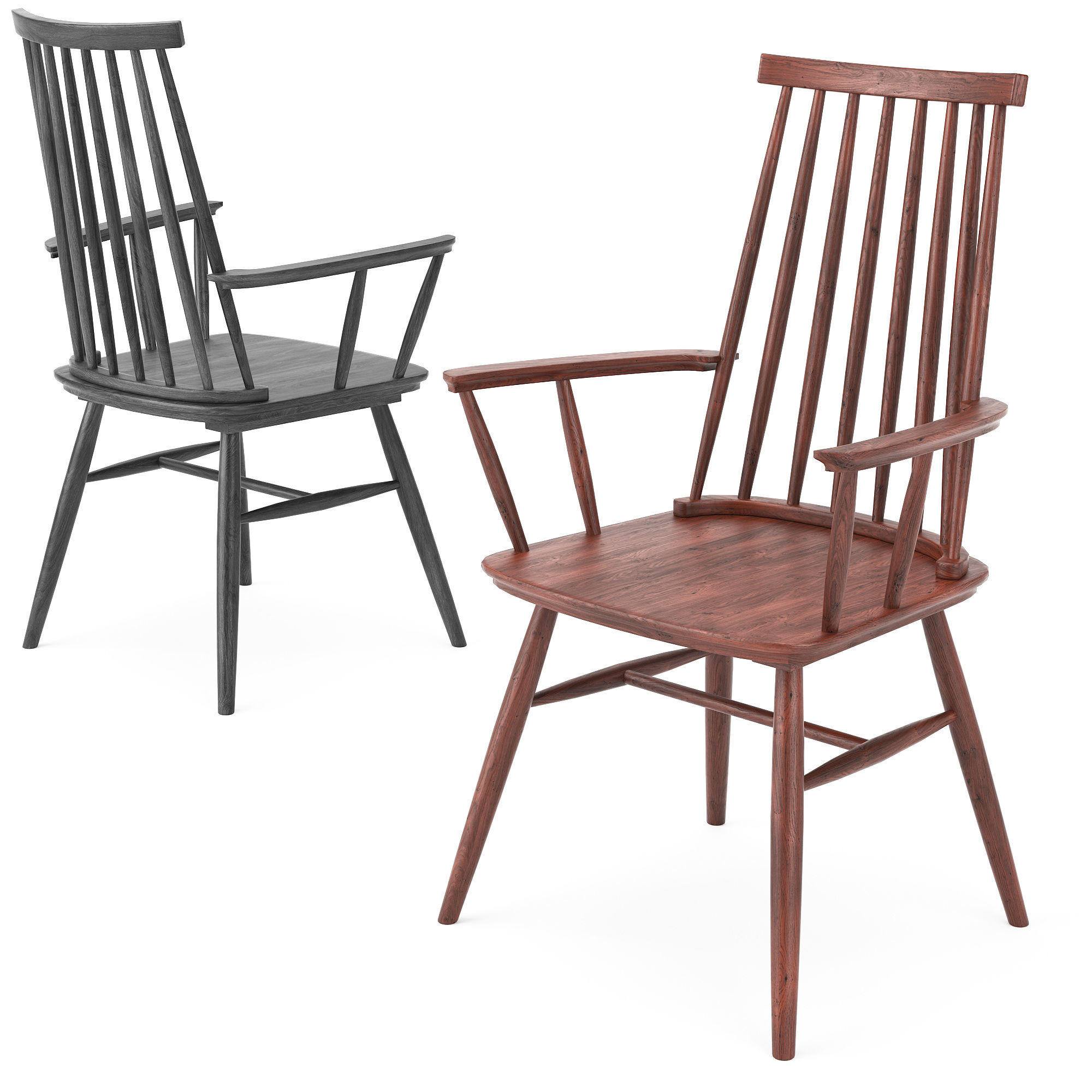 Dining set 43 3D model_2