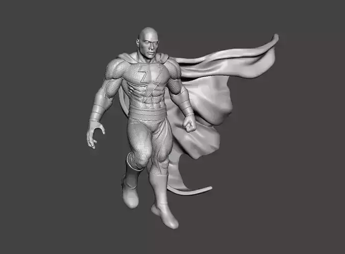 Black Adam STL For 3d printing