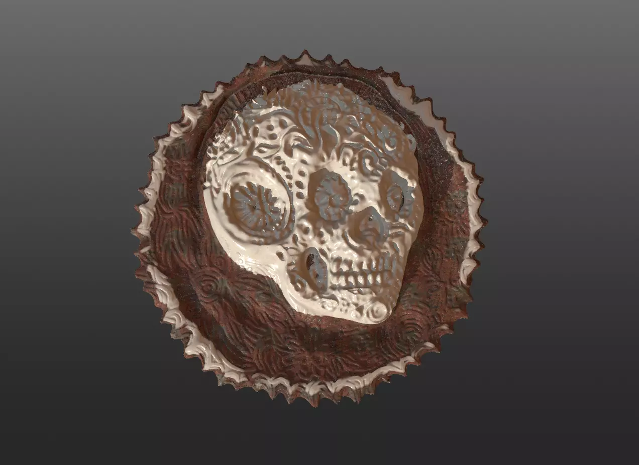 Pirate Coin 3D print model