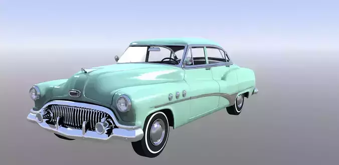 1951 Buick Super 3D model