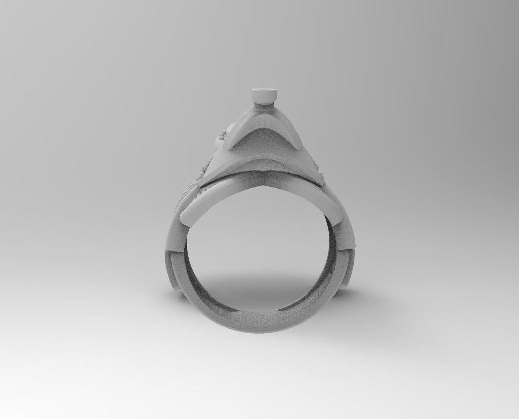 anillo silla de montar 3D print model_2