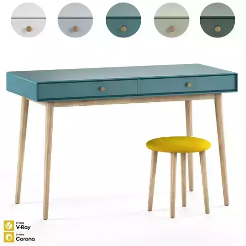 La Redoute Interieurs Jimi 2 Drawer Desk