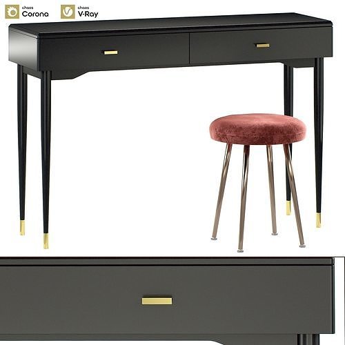 La Redoute Interieurs Novani Console Desk 3D model