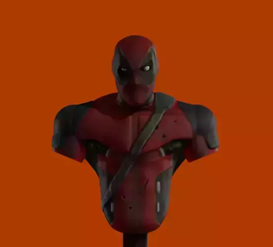 Deadpool 3 Character Bust 3D print model