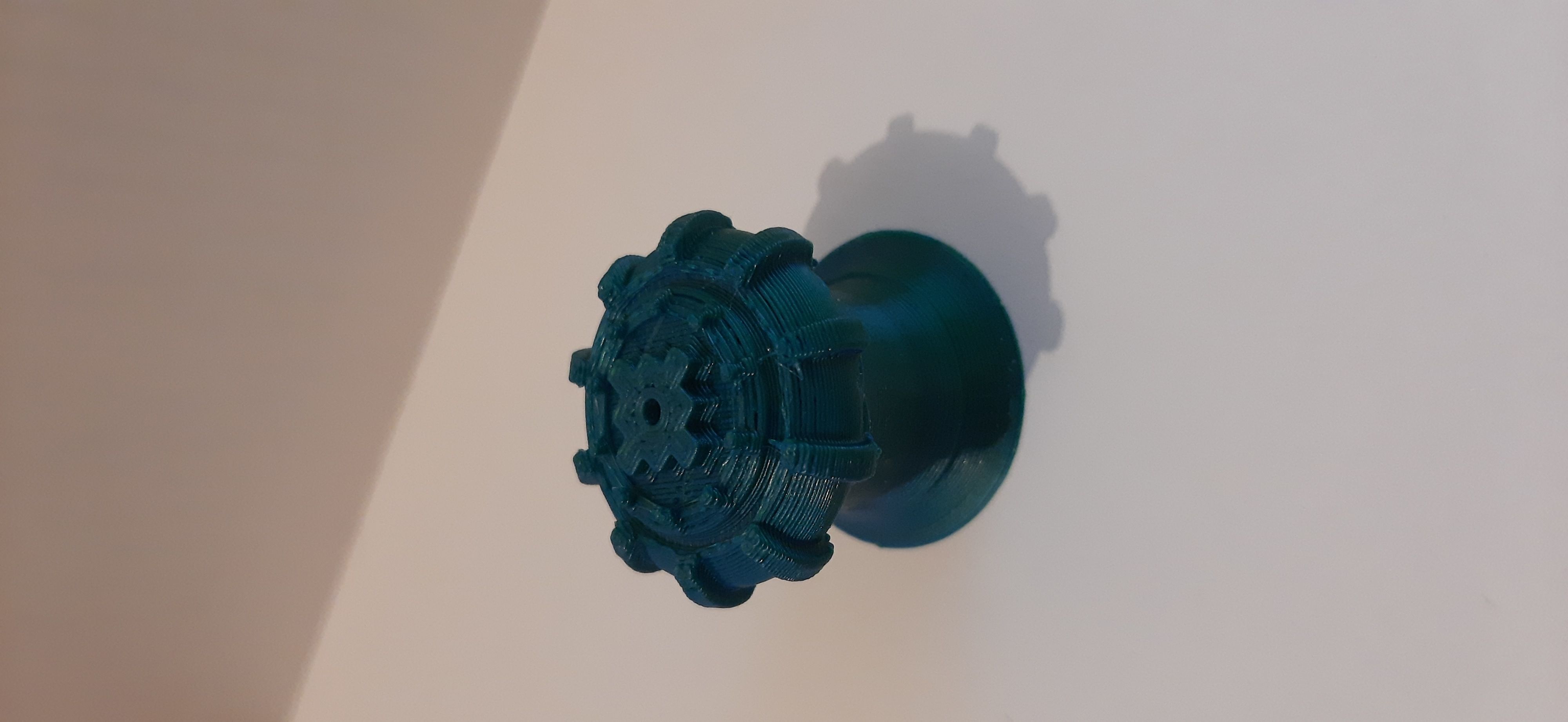 Cabinet knob Chakana symbol 3D print model_8