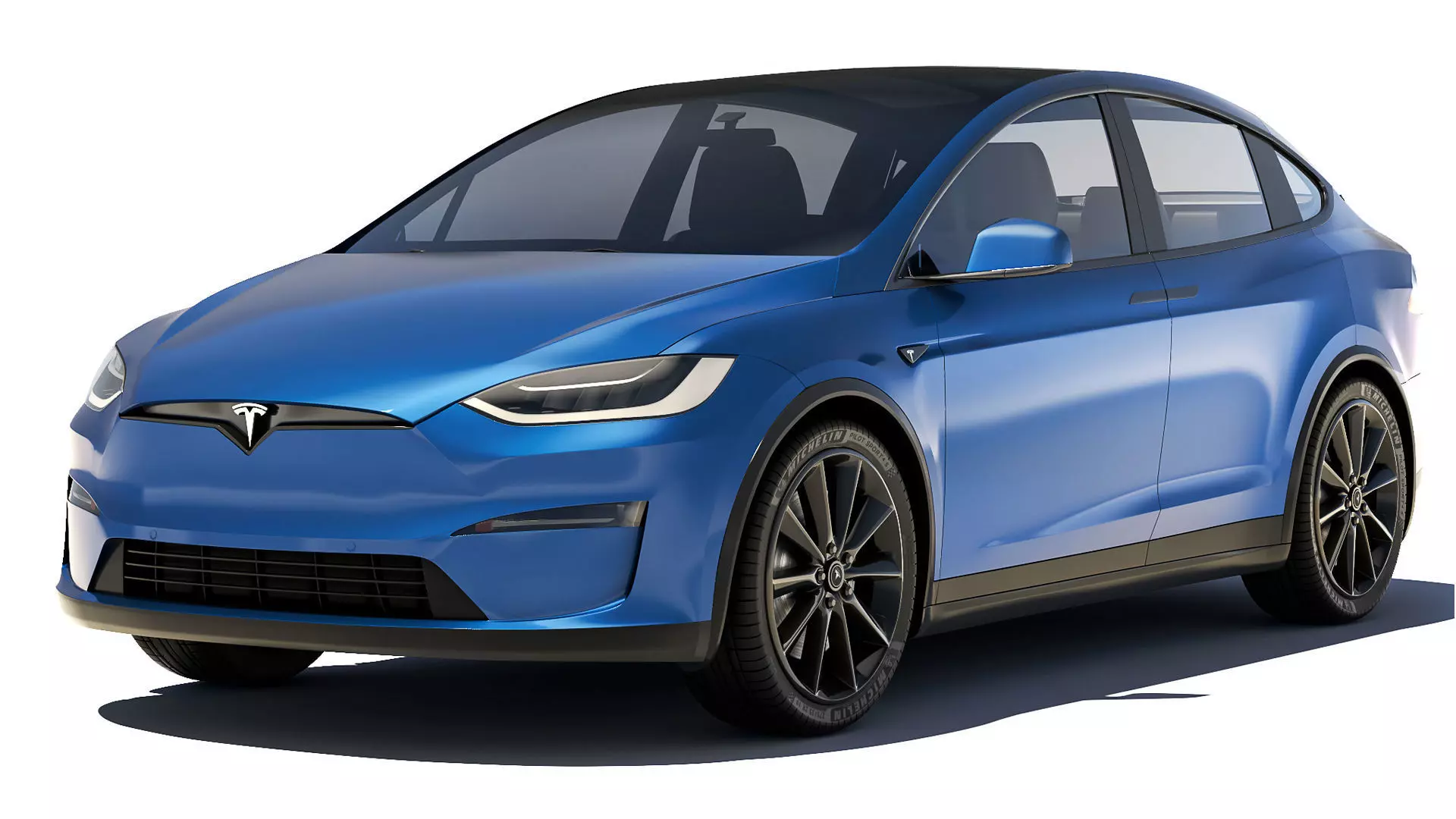 Tesla Model X 2021 3D model_0