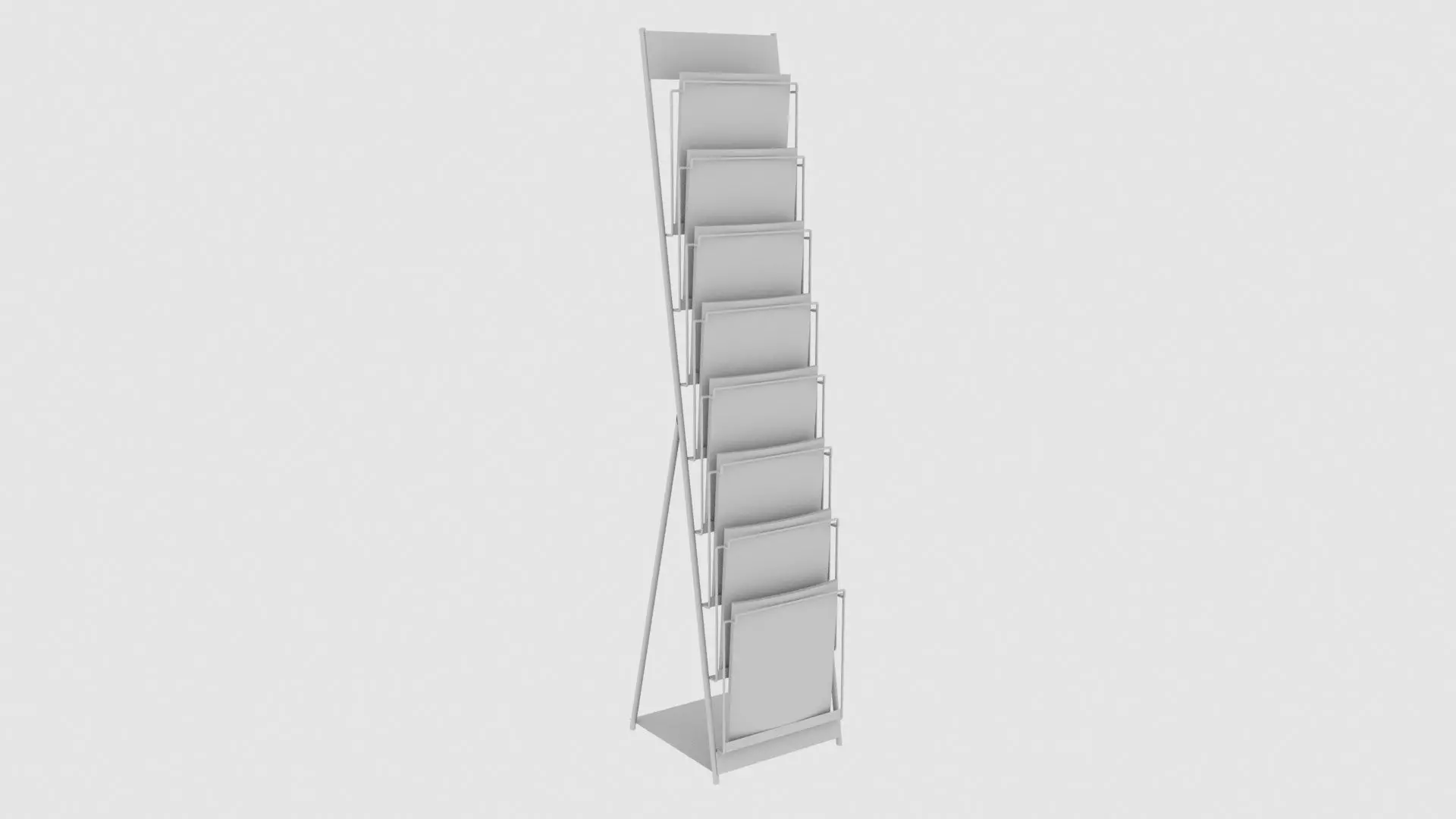 Magazine Stand 3D model_0