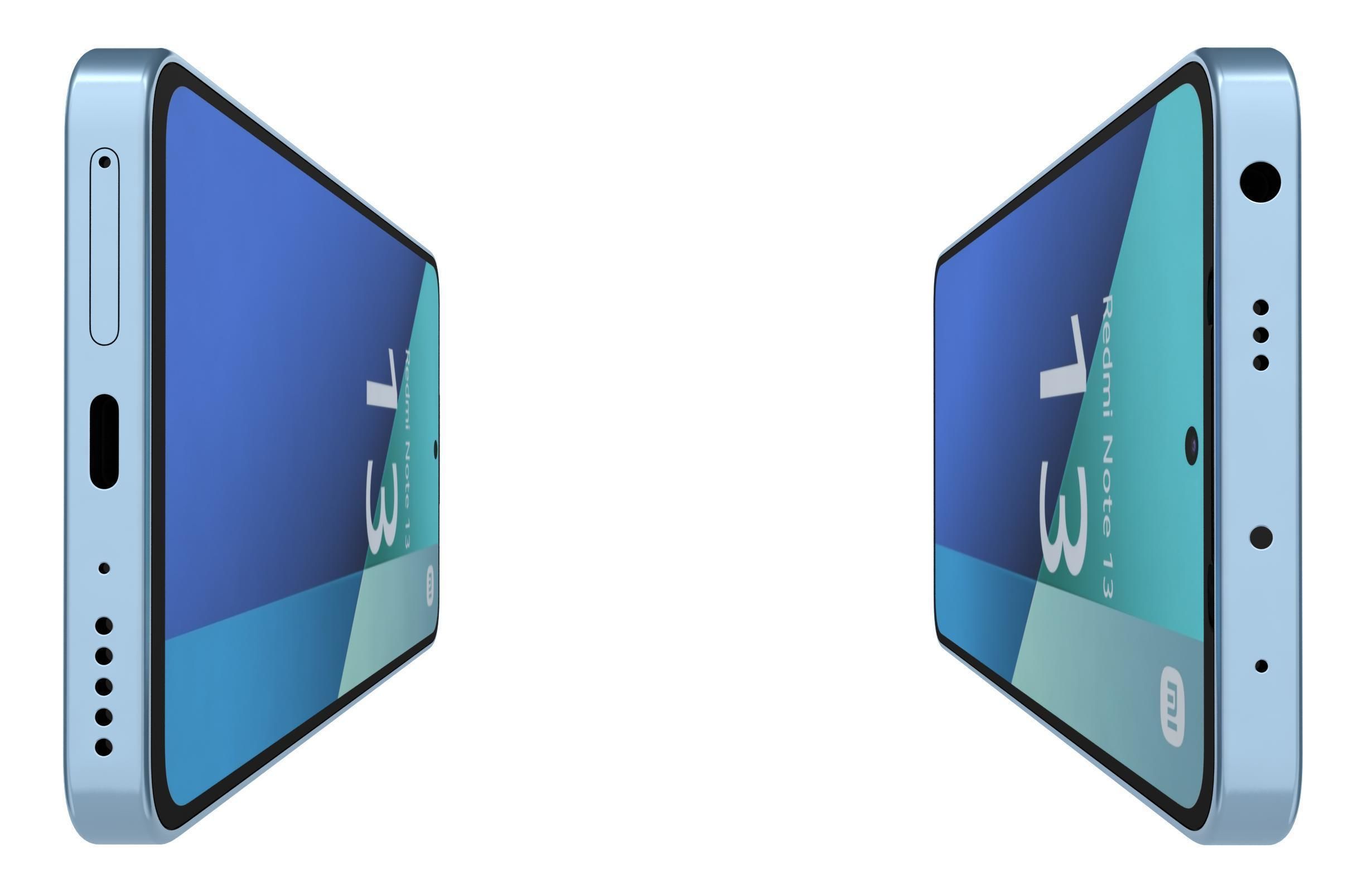 Xiaomi Redmi Note 13 4G Blue 3D model_8