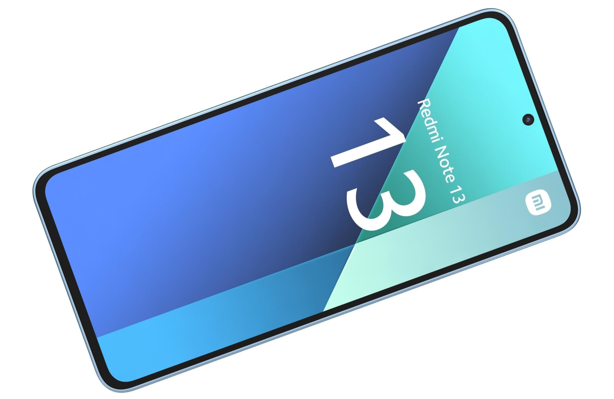 Xiaomi Redmi Note 13 4G Blue 3D model_10