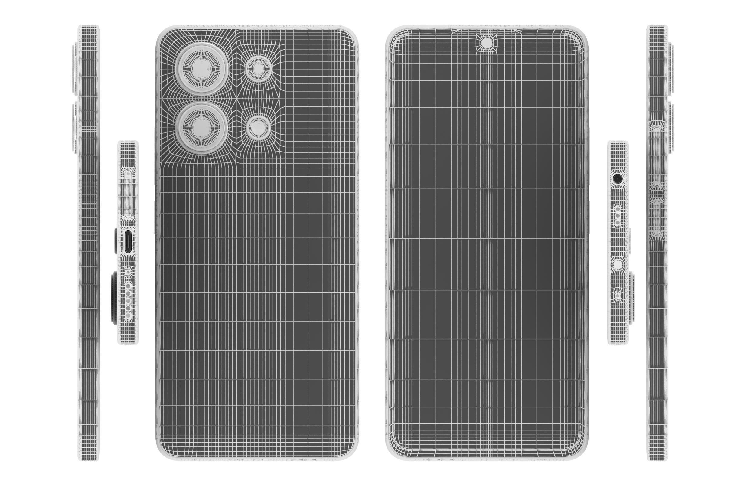 Xiaomi Redmi Note 13 4G Blue 3D model_17