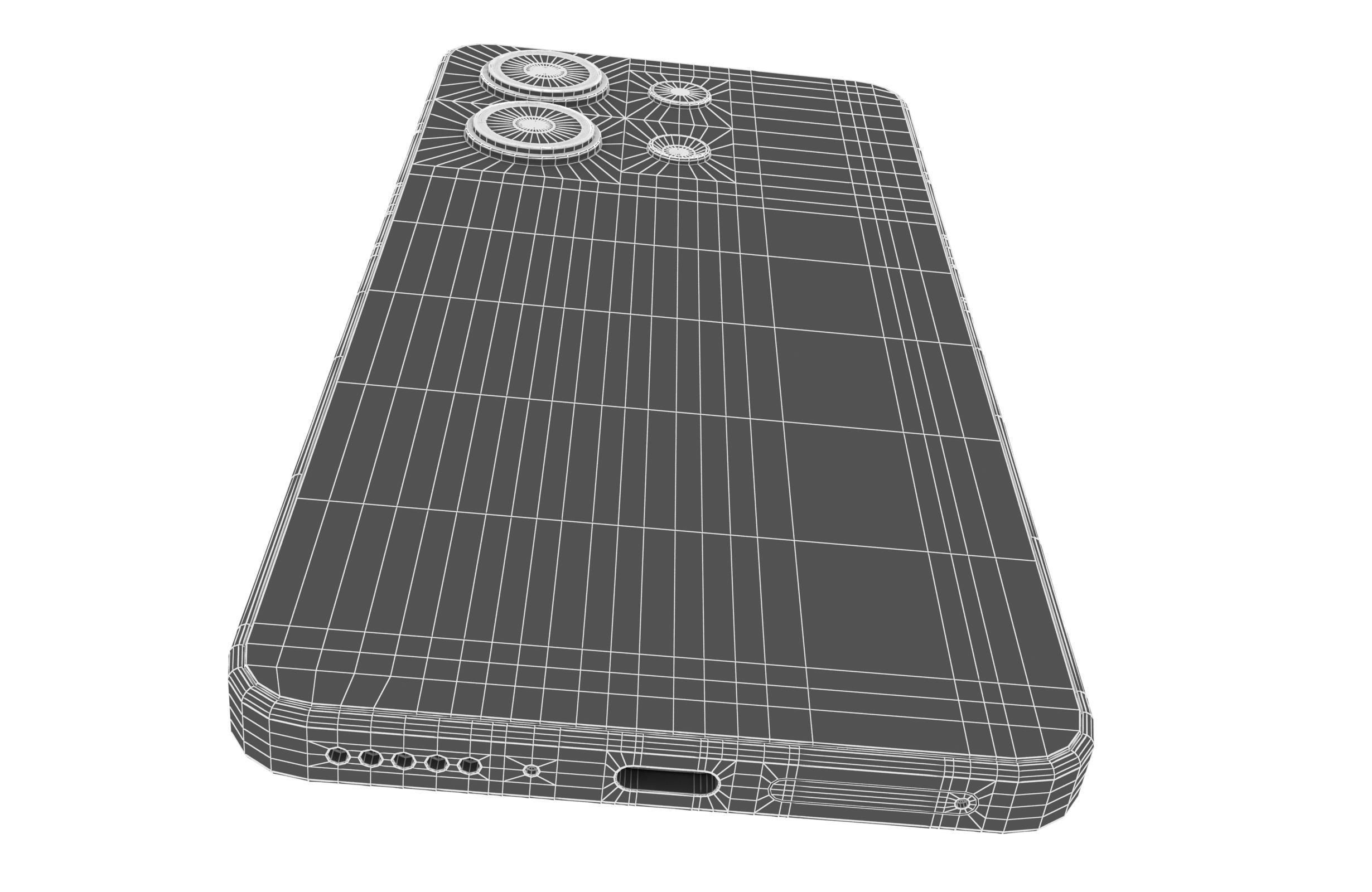 Xiaomi Redmi Note 13 4G Blue 3D model_21