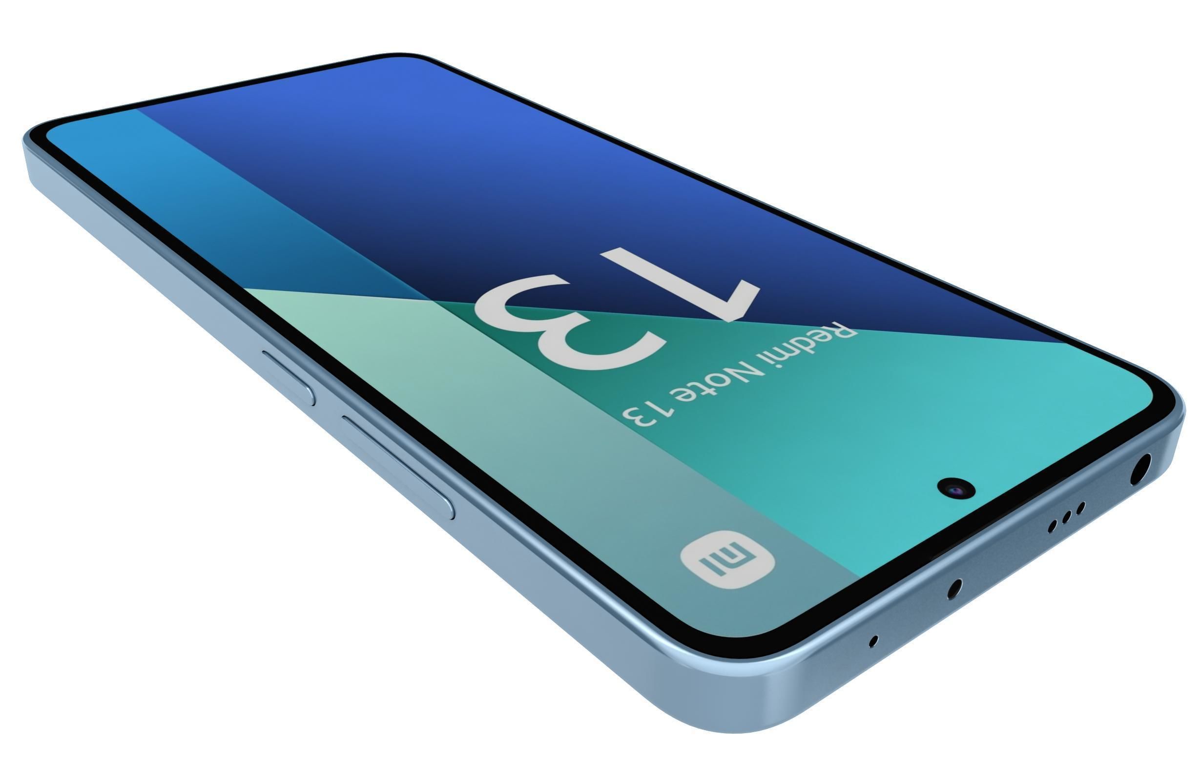 Xiaomi Redmi Note 13 4G Blue 3D model_12