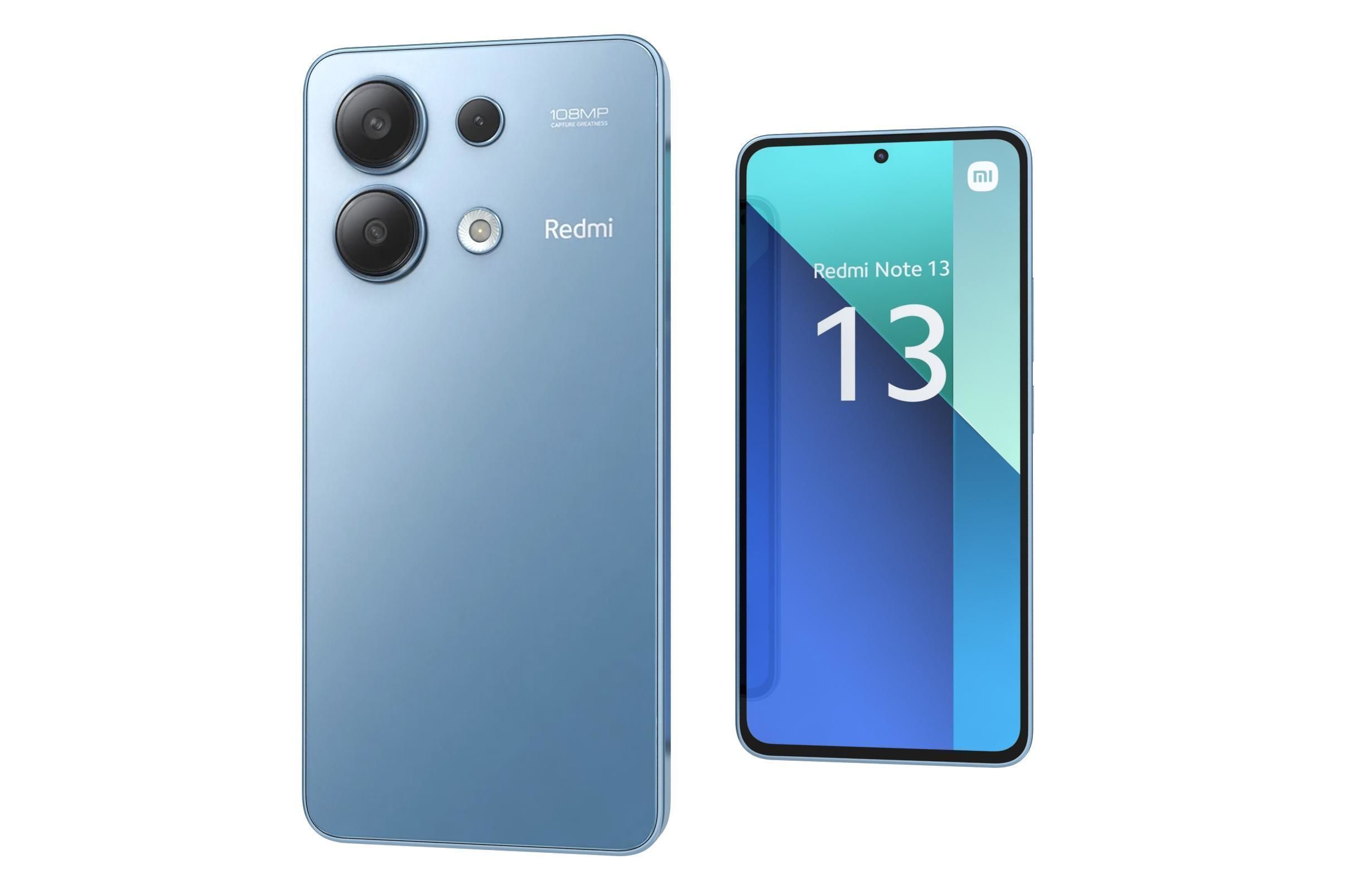 Xiaomi Redmi Note 13 4G Blue 3D model_7