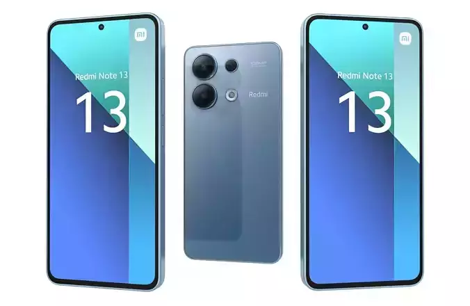Xiaomi Redmi Note 13 4G Blue 3D model