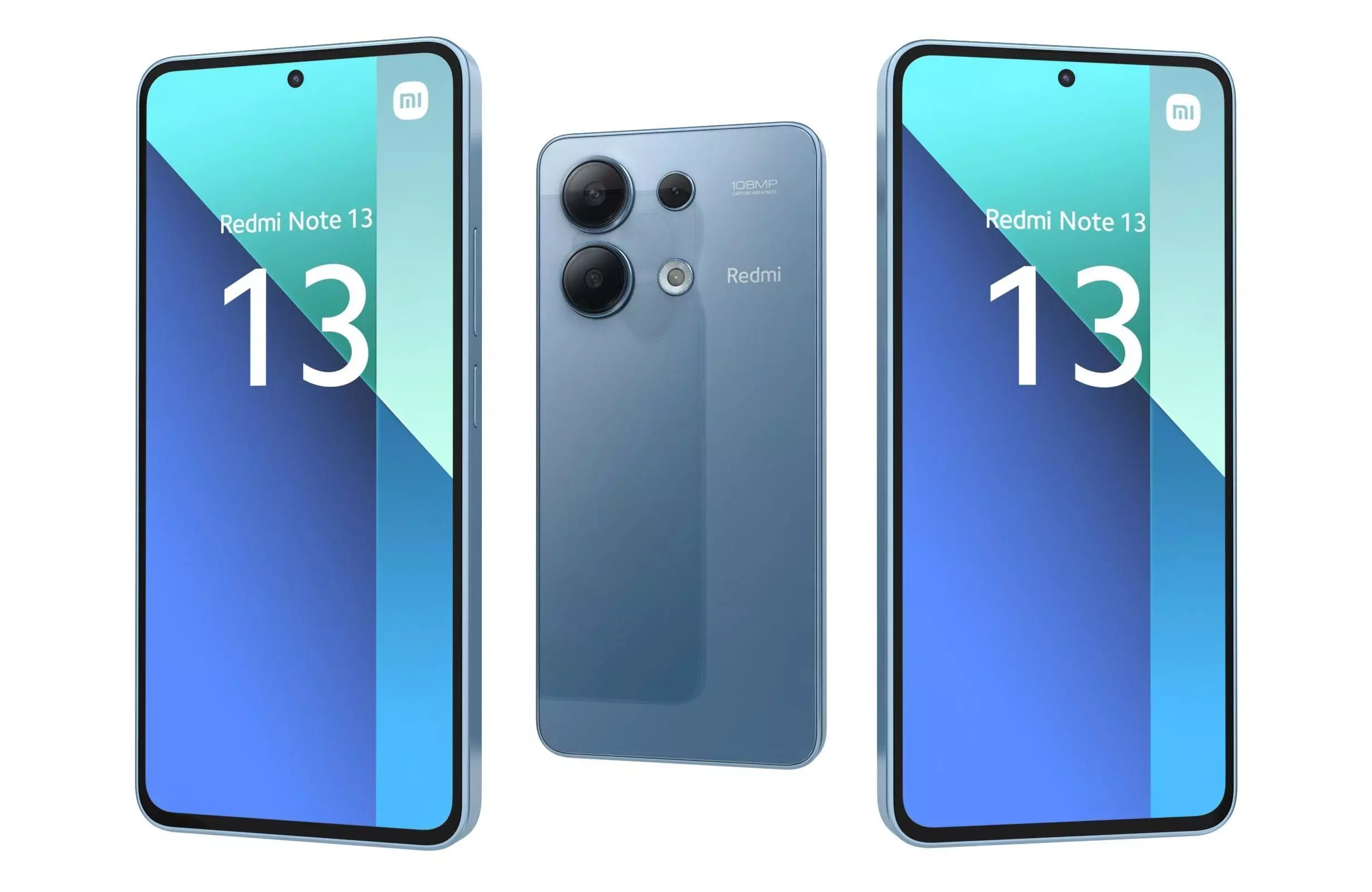 Xiaomi Redmi Note 13 4G Blue 3D model_0