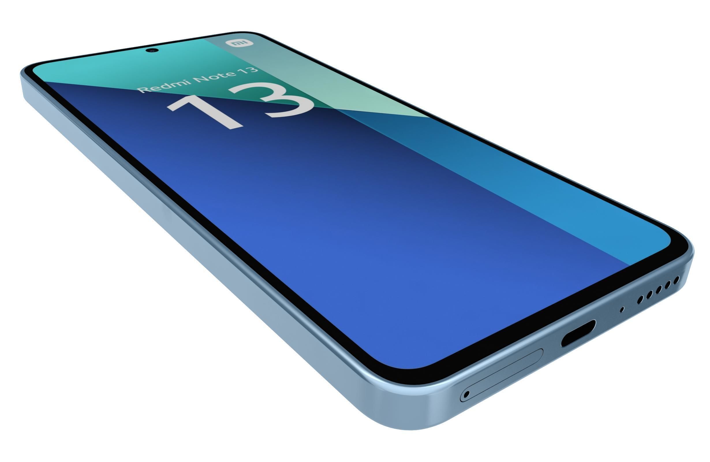 Xiaomi Redmi Note 13 4G Blue 3D model_13