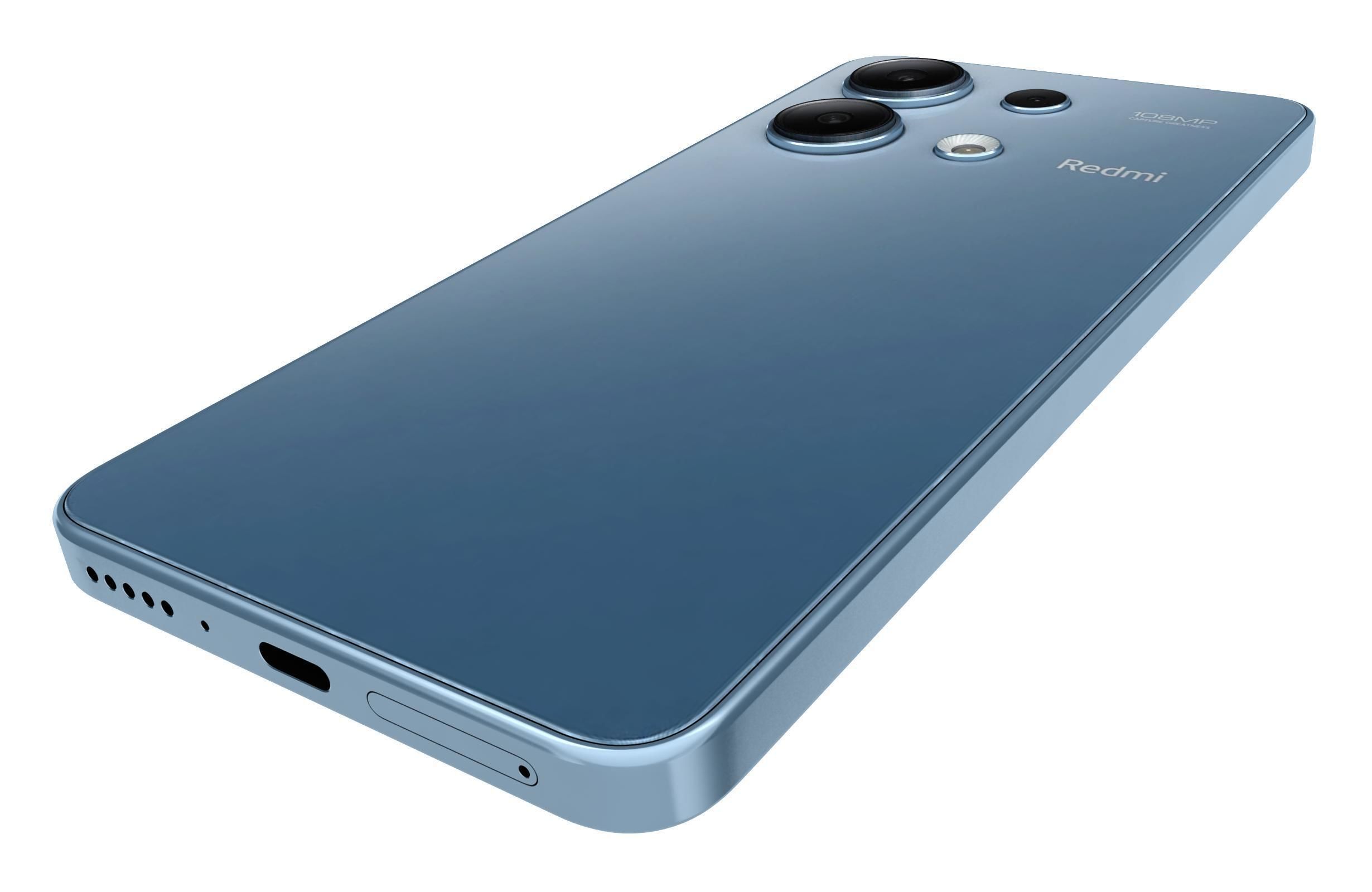Xiaomi Redmi Note 13 4G Blue 3D model_15