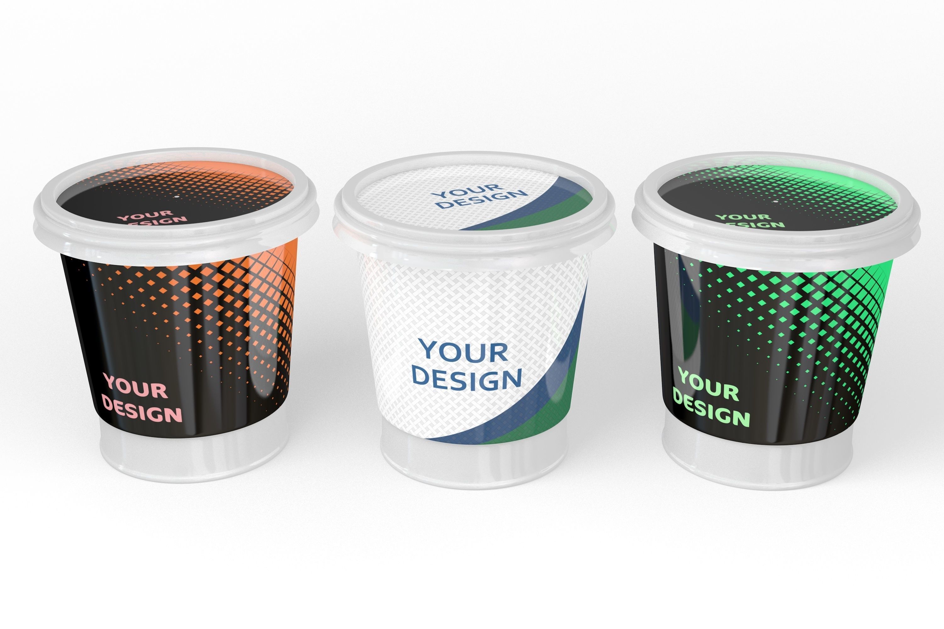 Plastic Cup  3D model_4