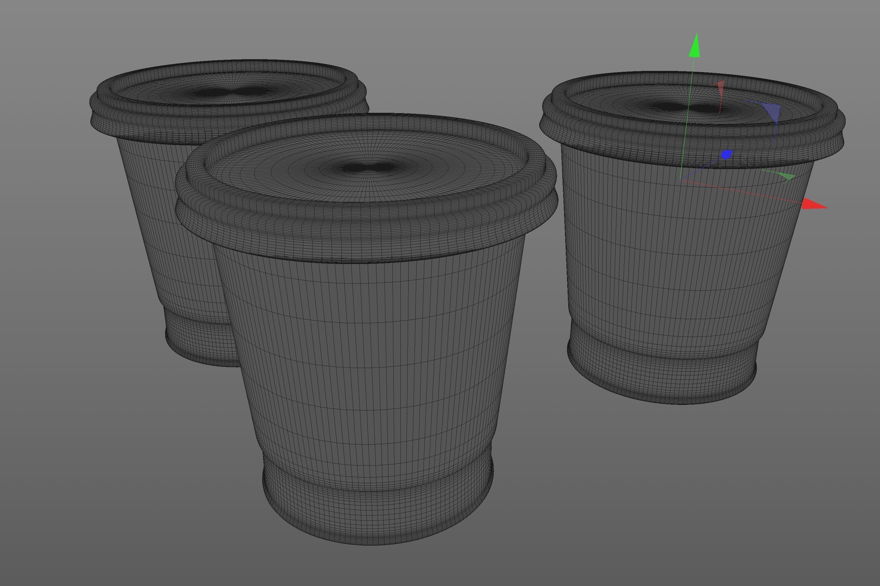 Plastic Cup  3D model_8