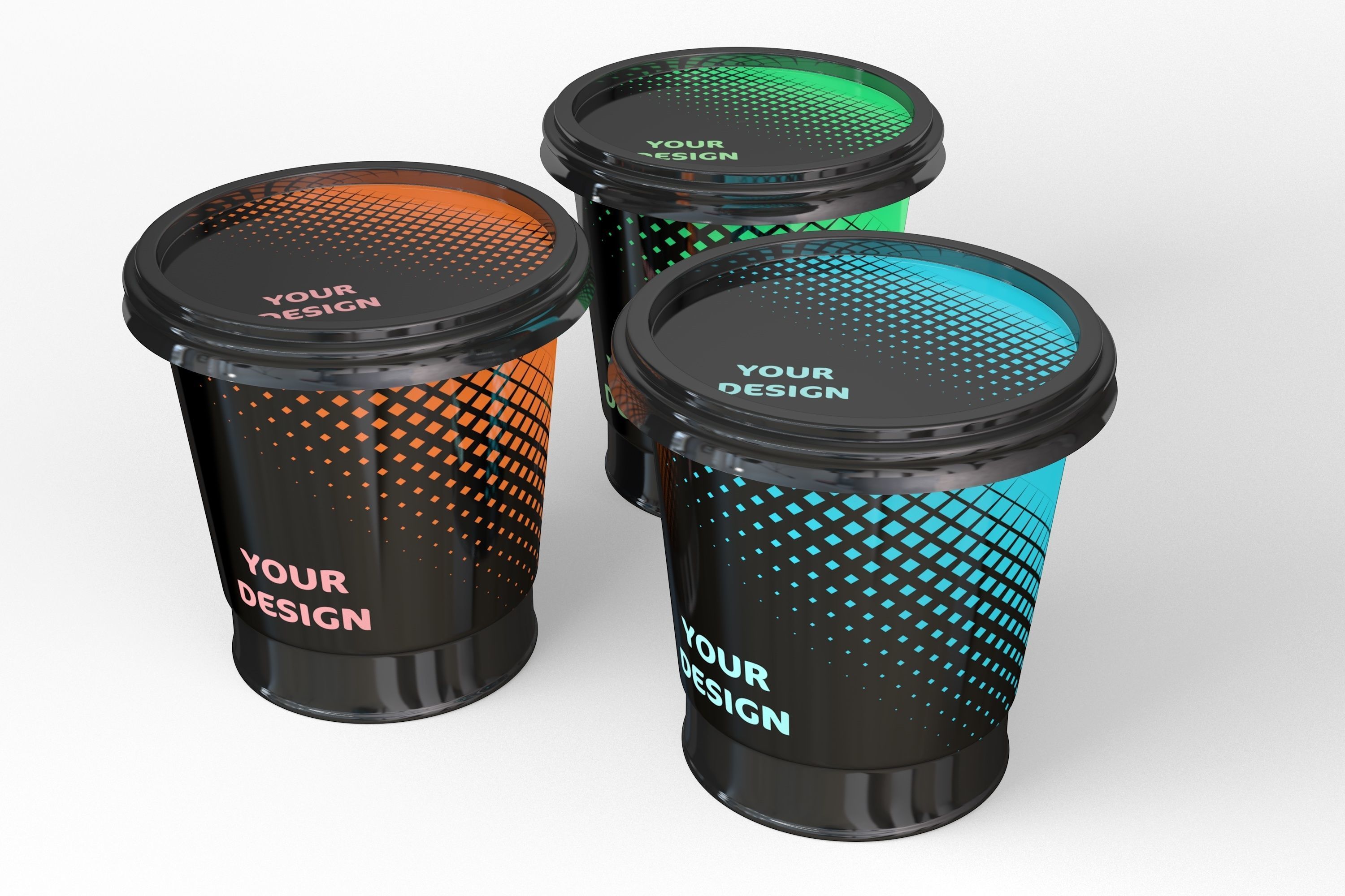 Plastic Cup  3D model_1