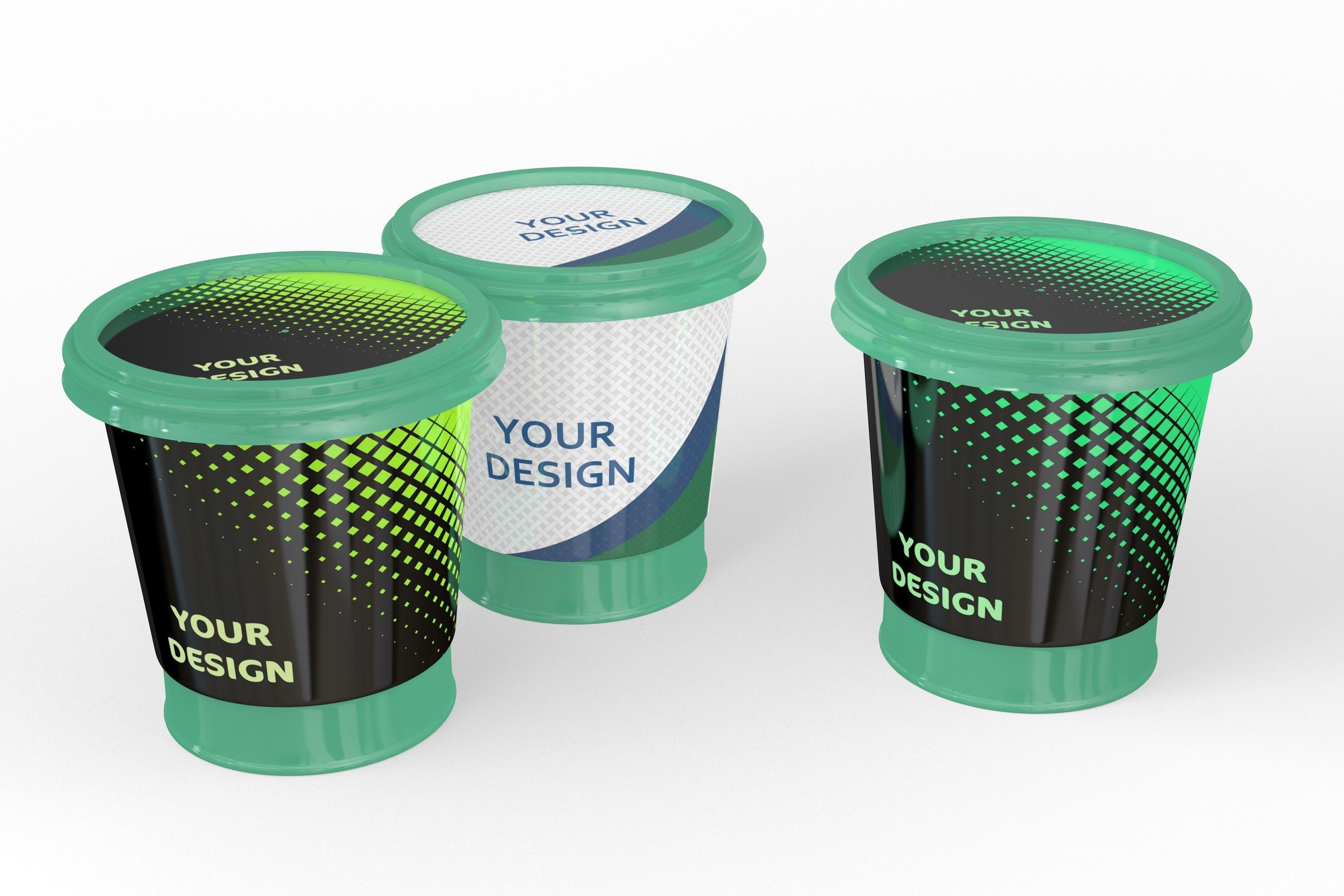 Plastic Cup  3D model_5