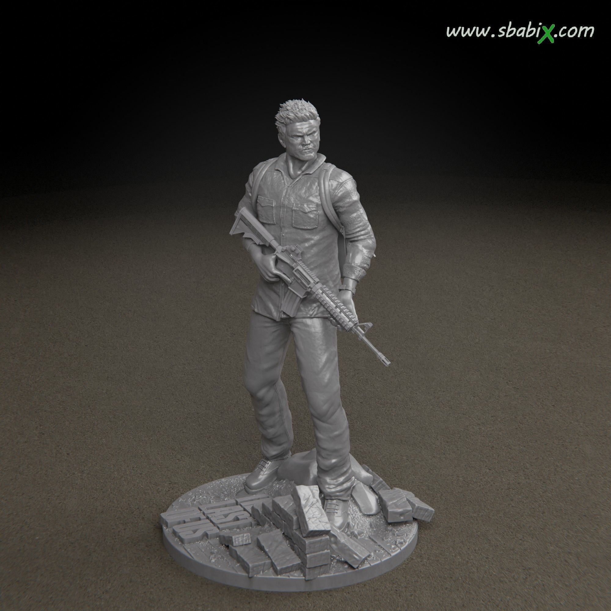 Joel Pedro Pascal The Last of Us Television series Stl 3d model 3D model_3