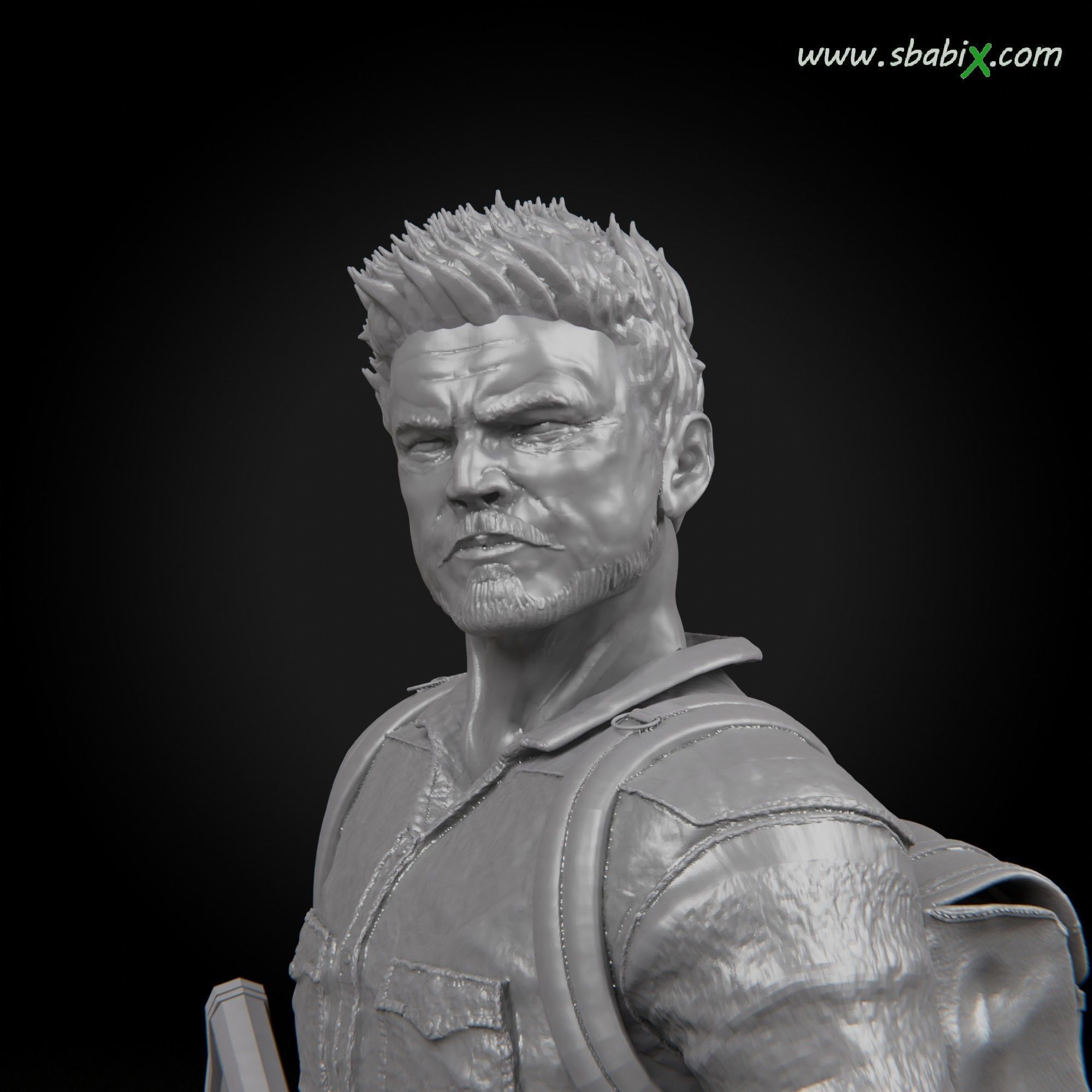Joel Pedro Pascal The Last of Us Television series Stl 3d model 3D model_7