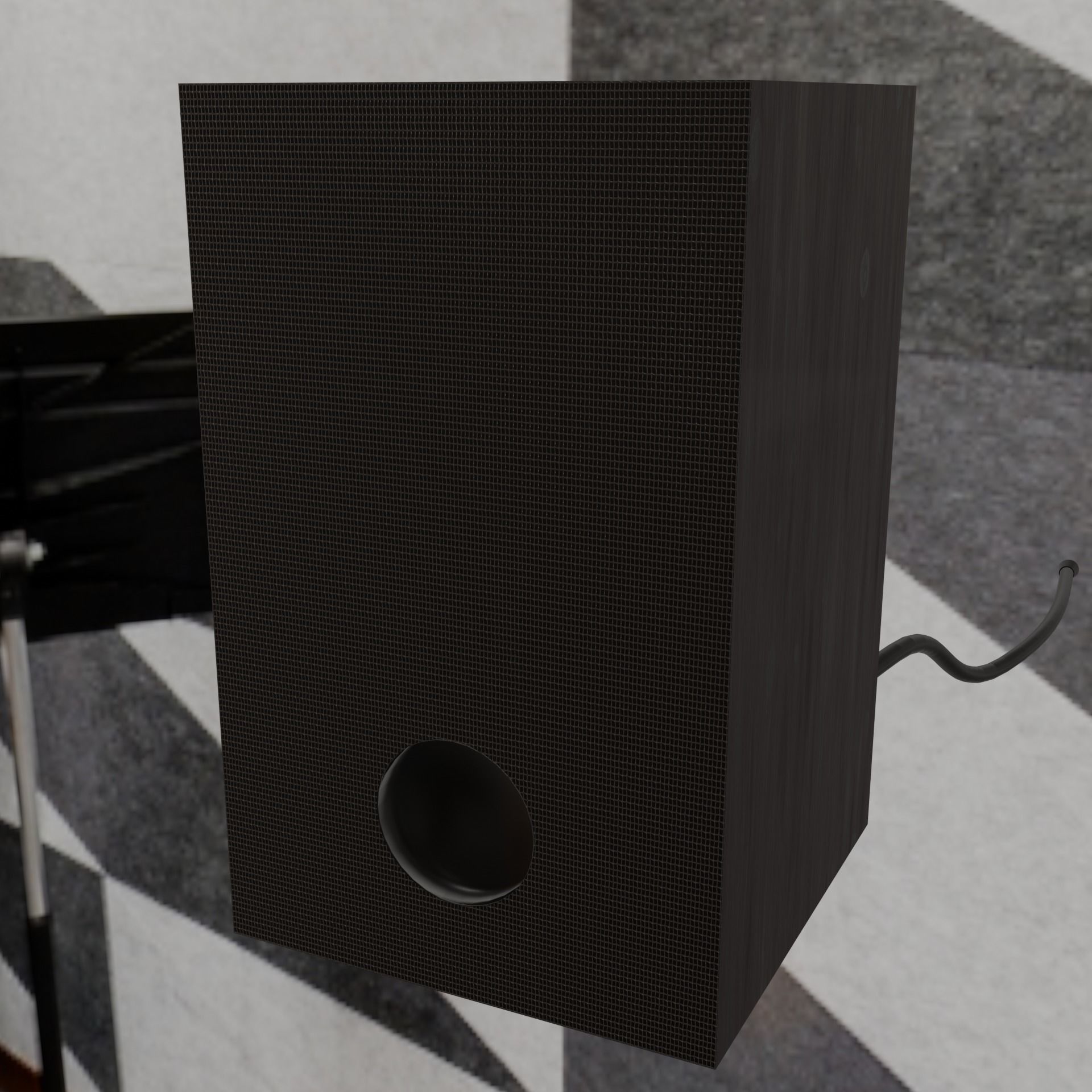 Dynamic speaker 3D model_2