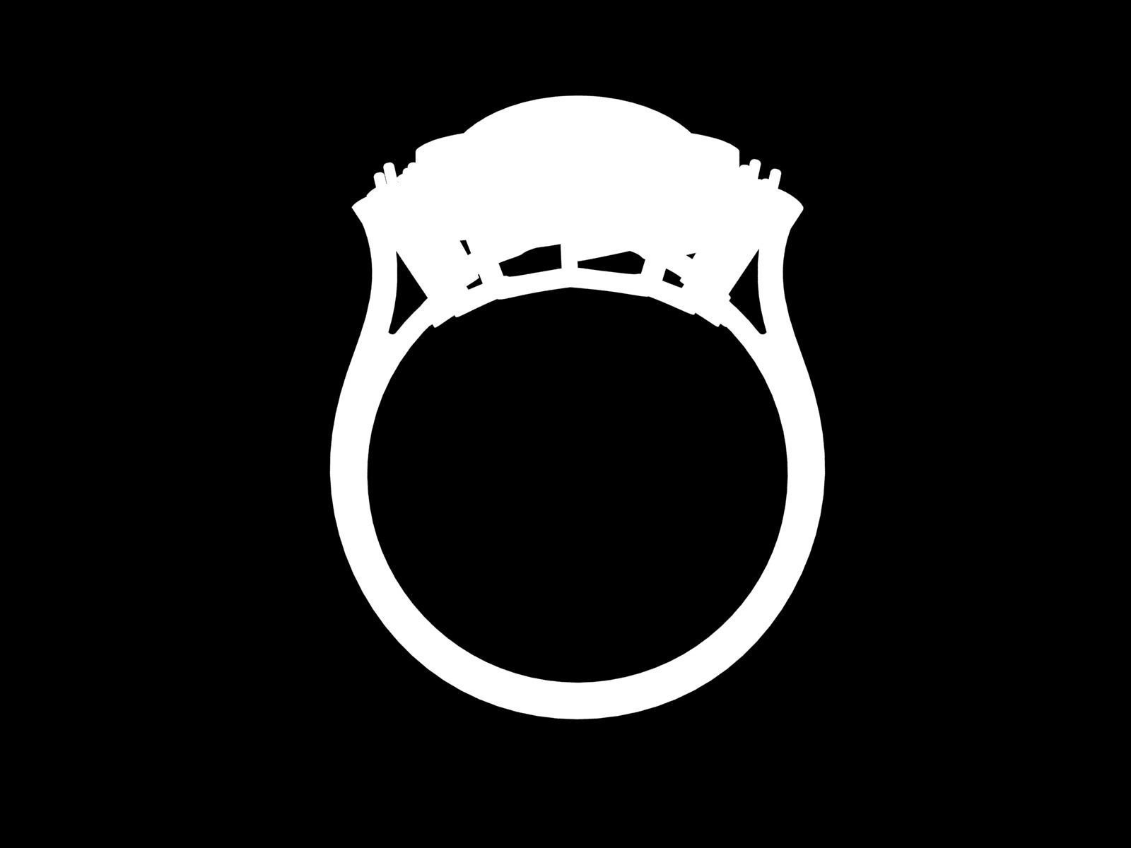 Women Pearl Ring 3dm render details 3D print model_24