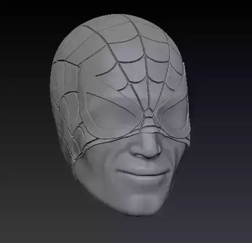 spider man half mask headsculpt