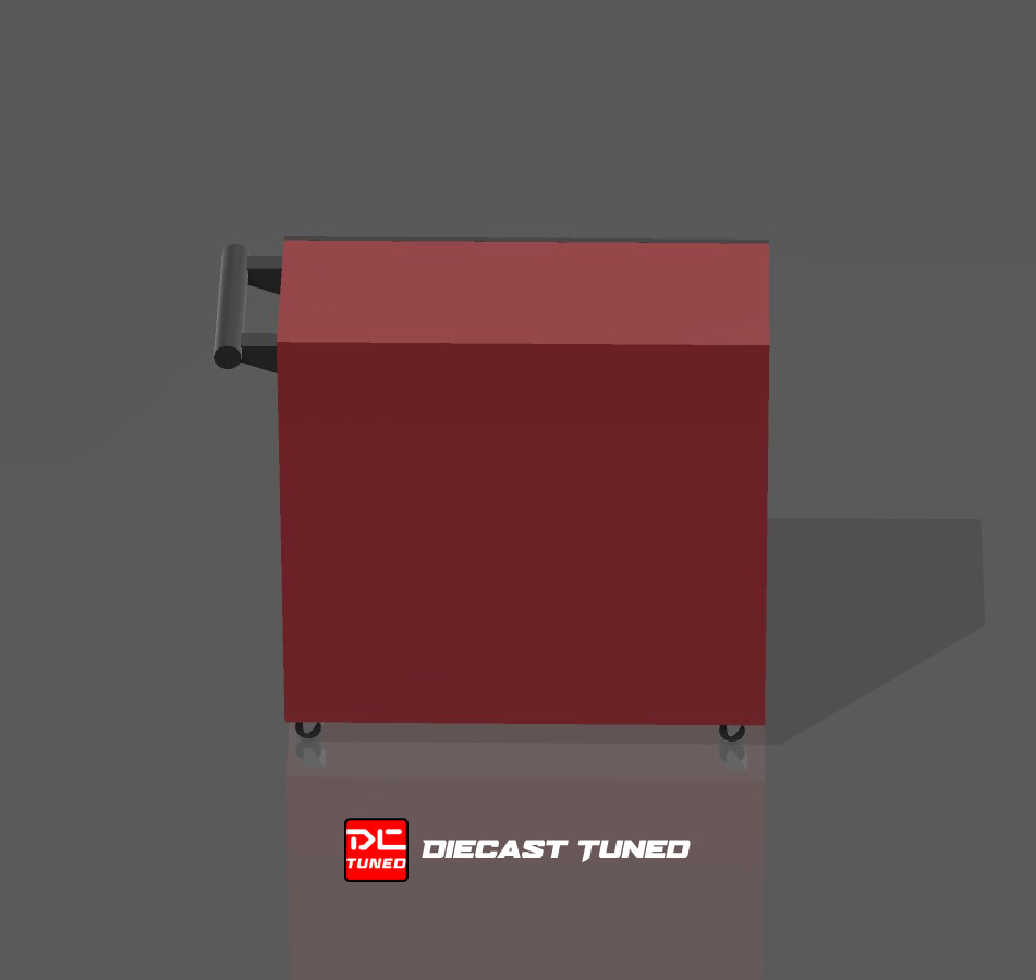 Toolbox with handle Mechanic Shop Repair for Dioramas 3D print model_3