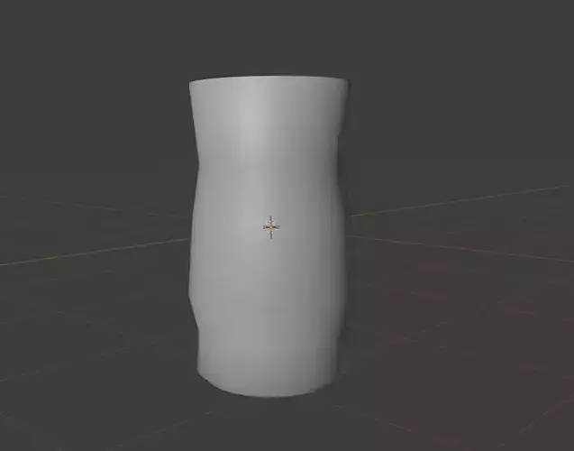 low poly vase