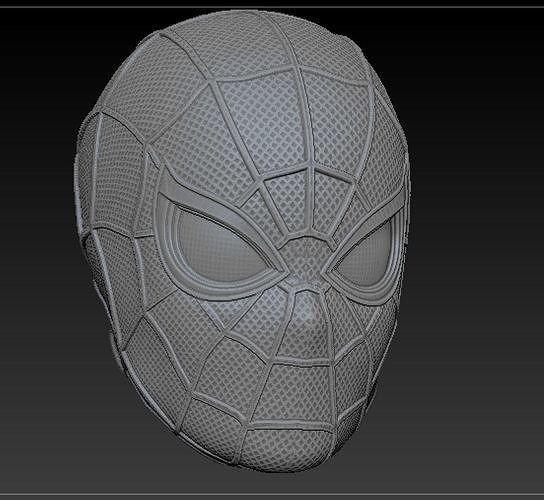 tom holland spiderman v2 headsculpt 3D print model