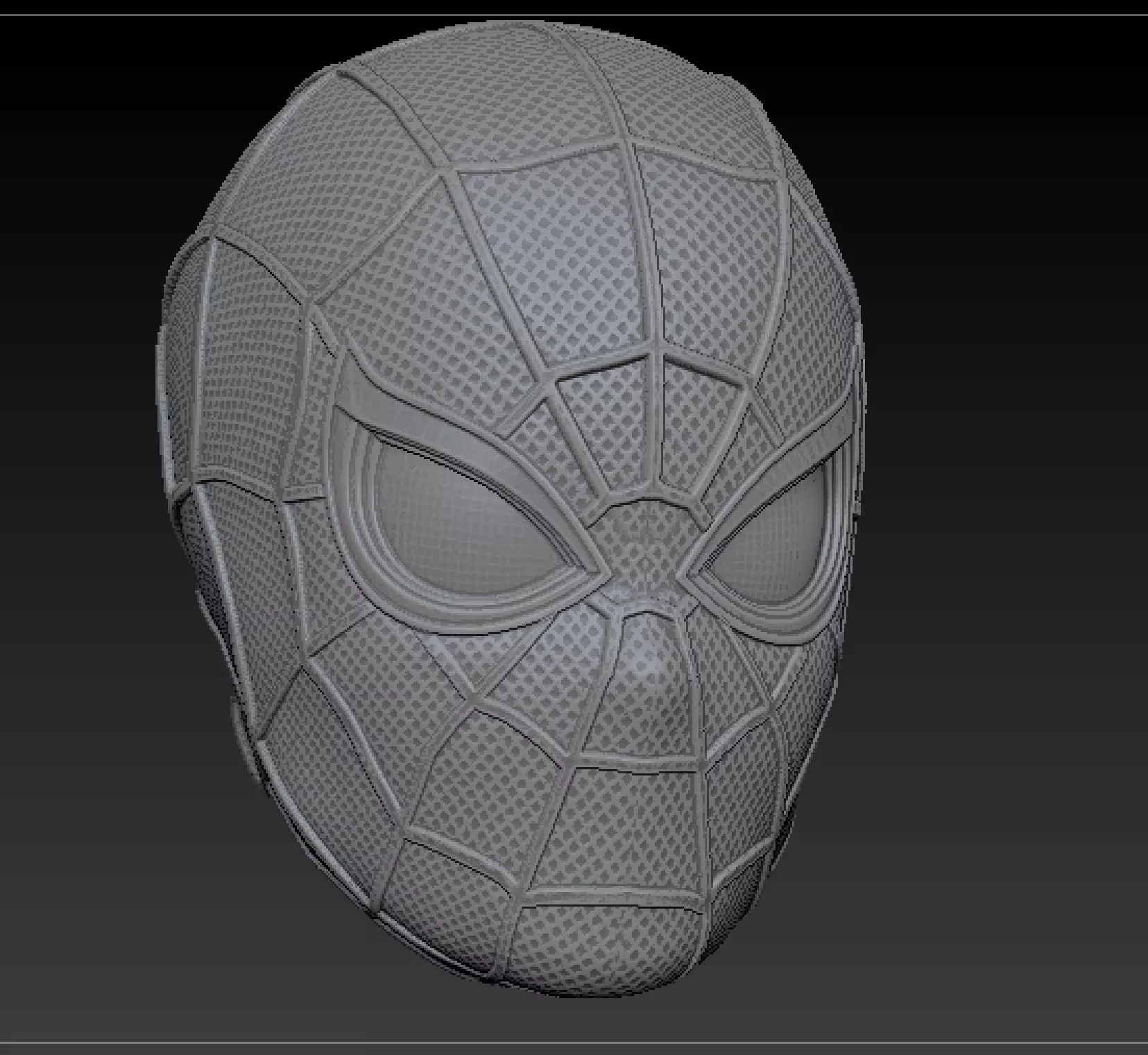 tom holland spiderman v2 headsculpt 3D print model_0