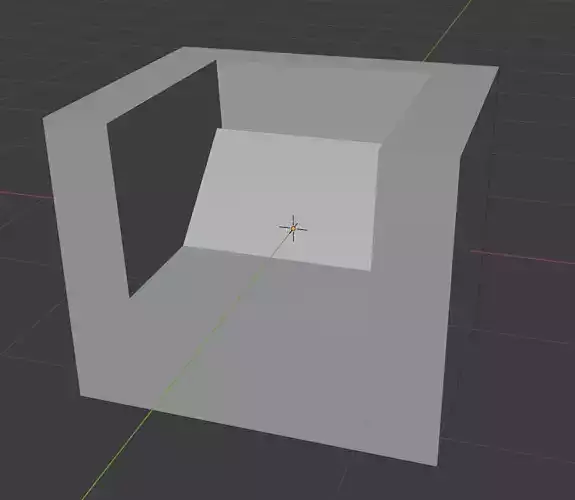 low-poly uncomfortable chair