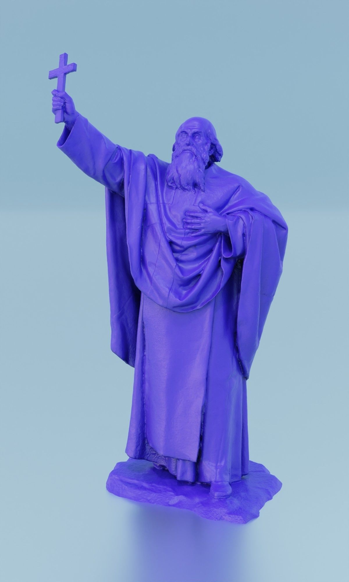 St Gellert Statue Hungary 3D print model_9