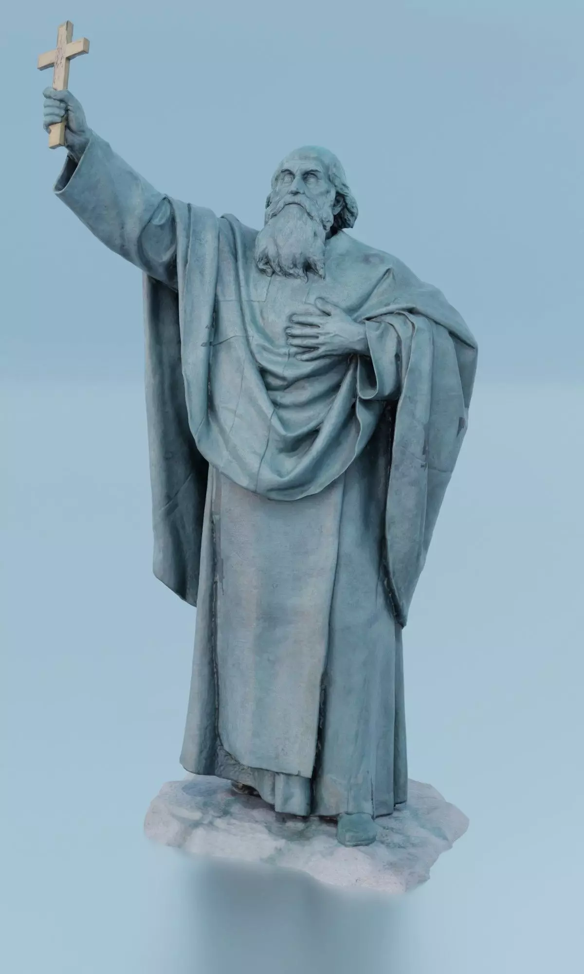St Gellert Statue Hungary 3D print model_0