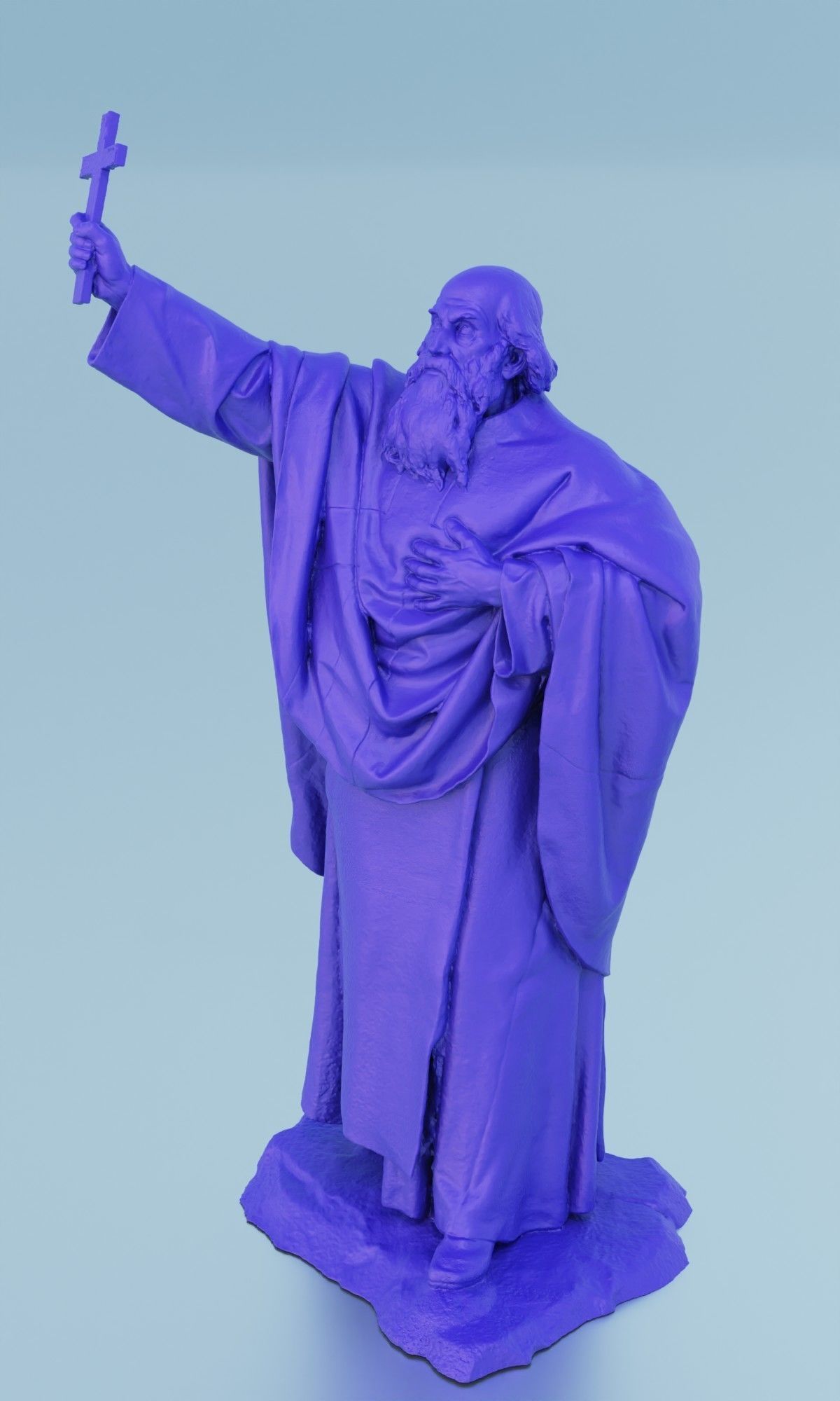 St Gellert Statue Hungary 3D print model_6