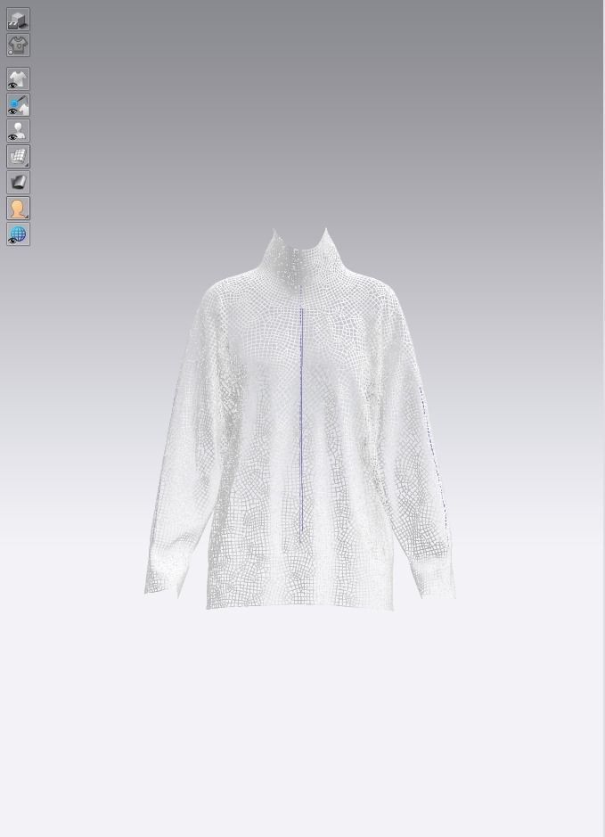 Female knit long sleeve  3D model_23