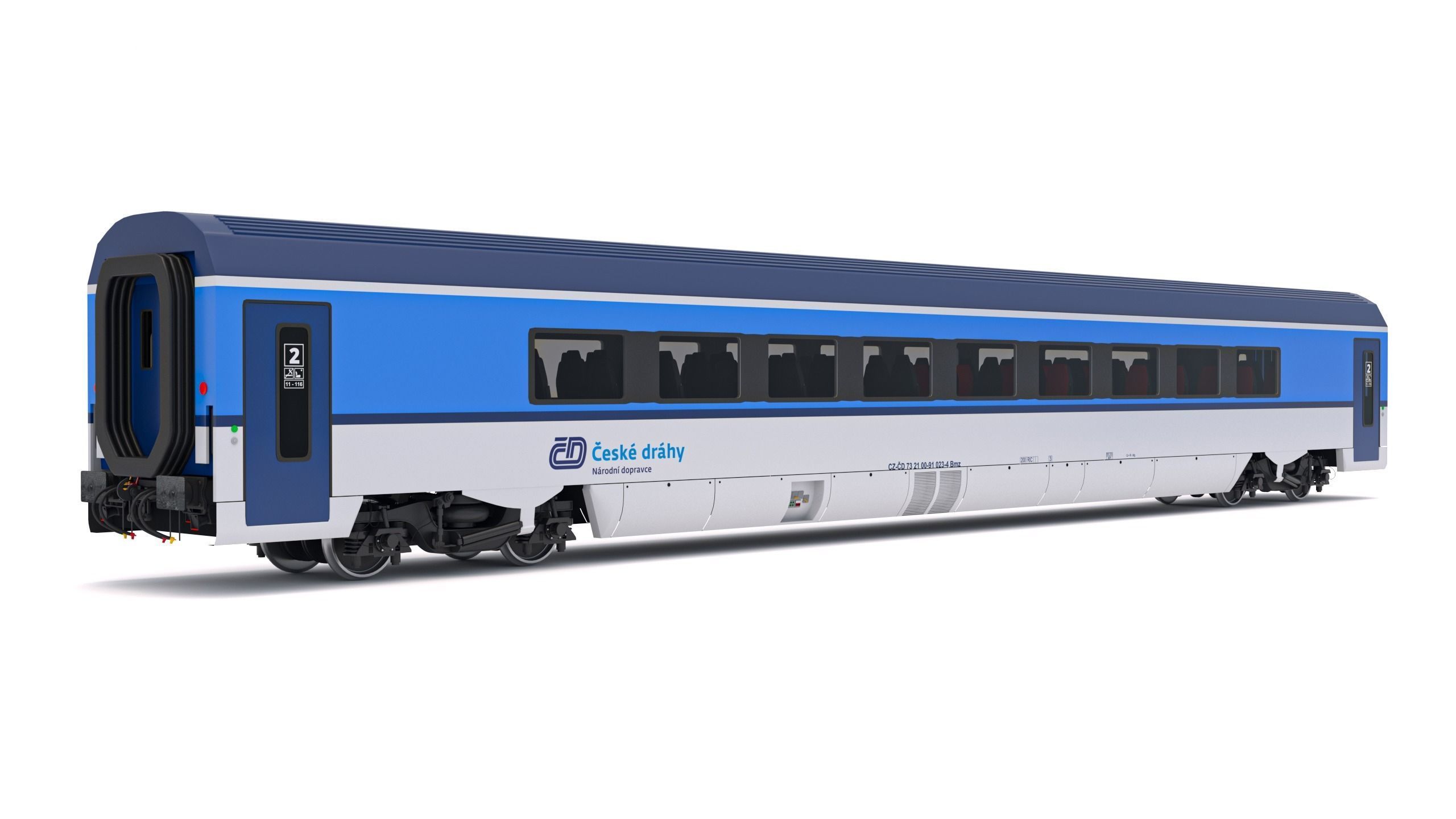 Ampz Rail Wagon Ceske Drahy 1 3D model_1