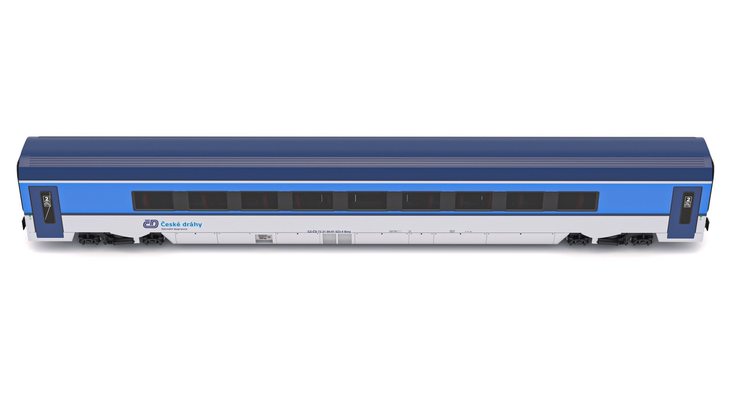 Ampz Rail Wagon Ceske Drahy 1 3D model_5