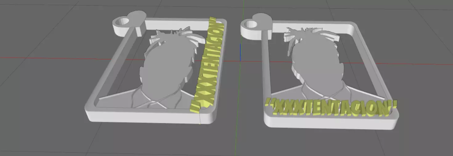 XXTENTACION Keychains 3D print model