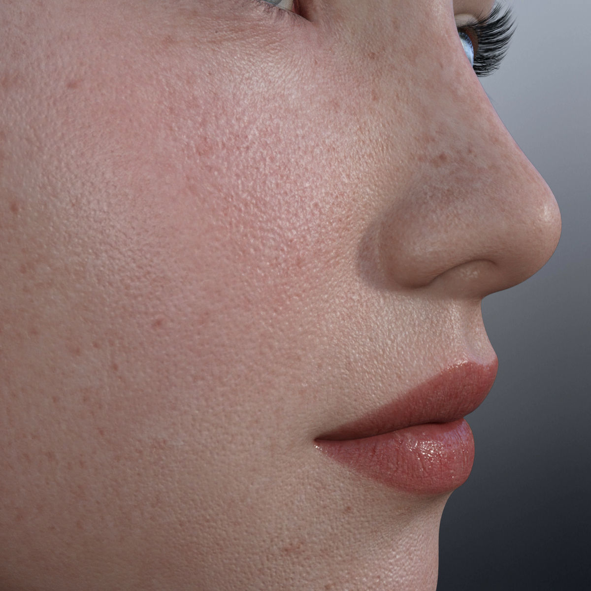 Alexa V4 High Quality Textures for G8 Female 3D model_1