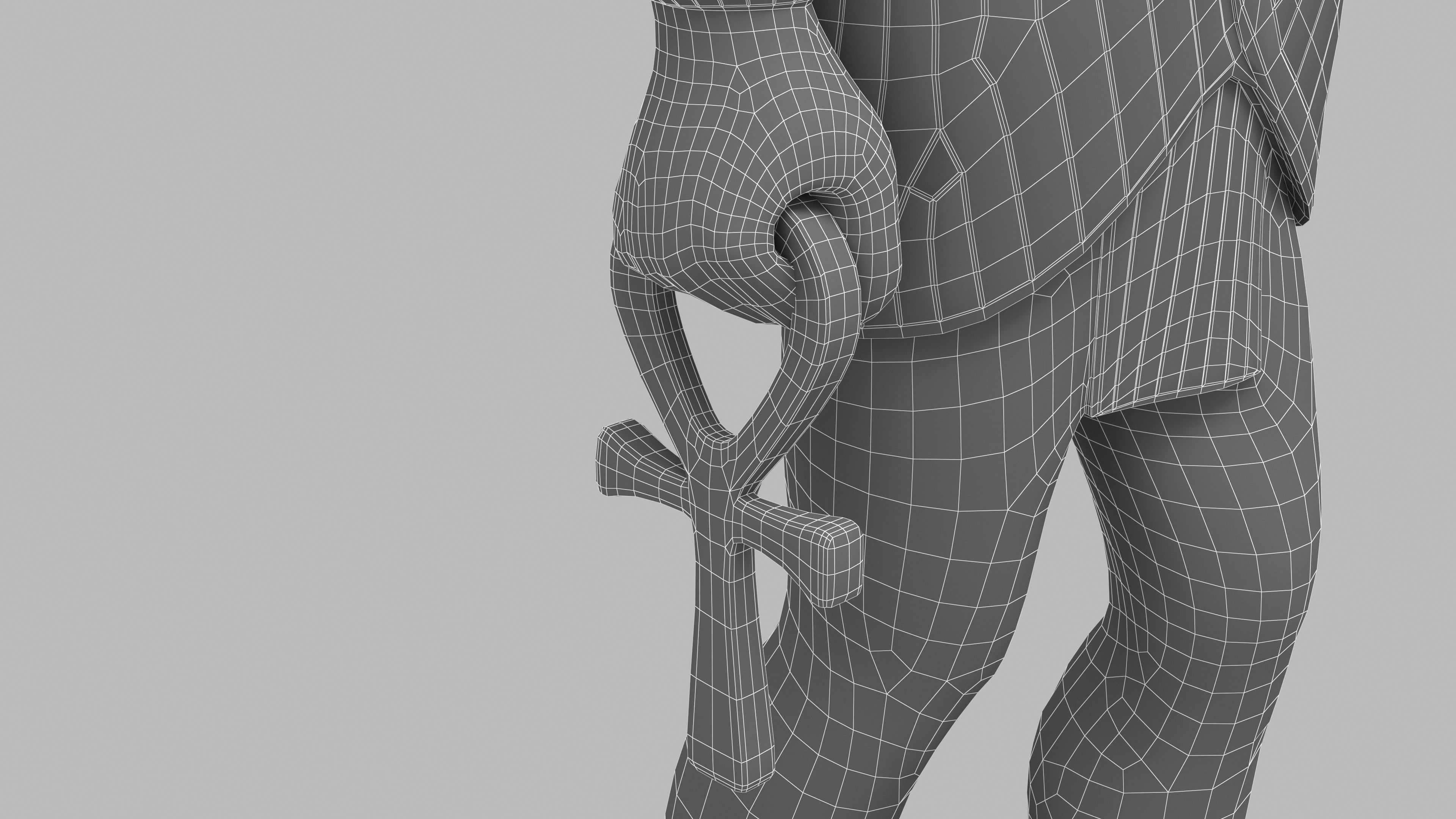 Ancient Egyptian God Anubis 4K Low-poly 3D model_18