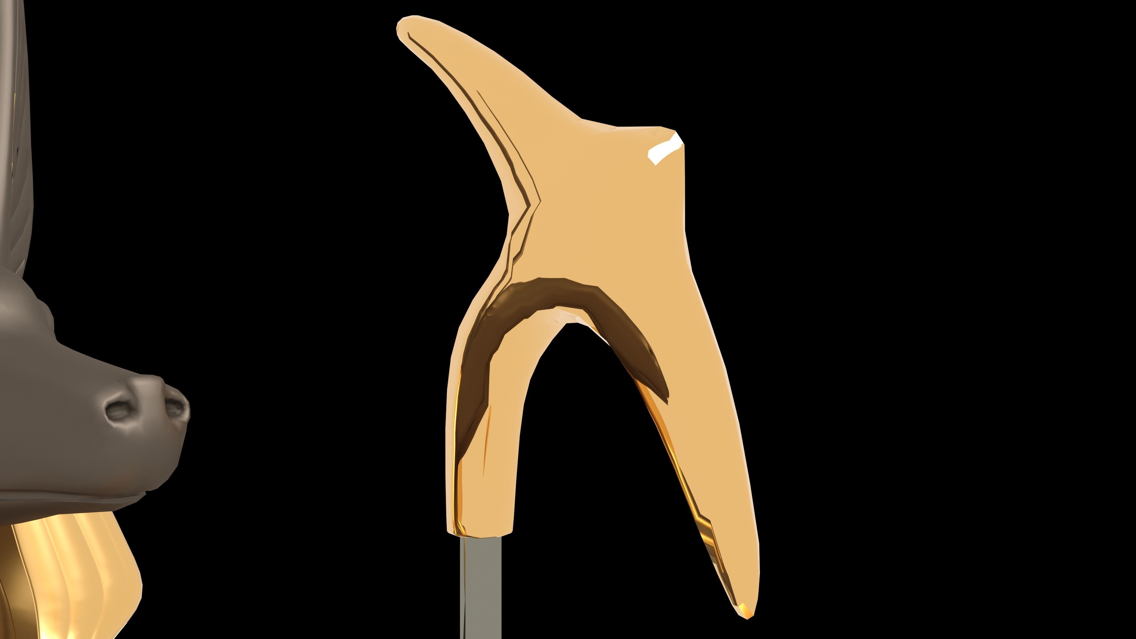 Ancient Egyptian God Anubis 4K Low-poly 3D model_7