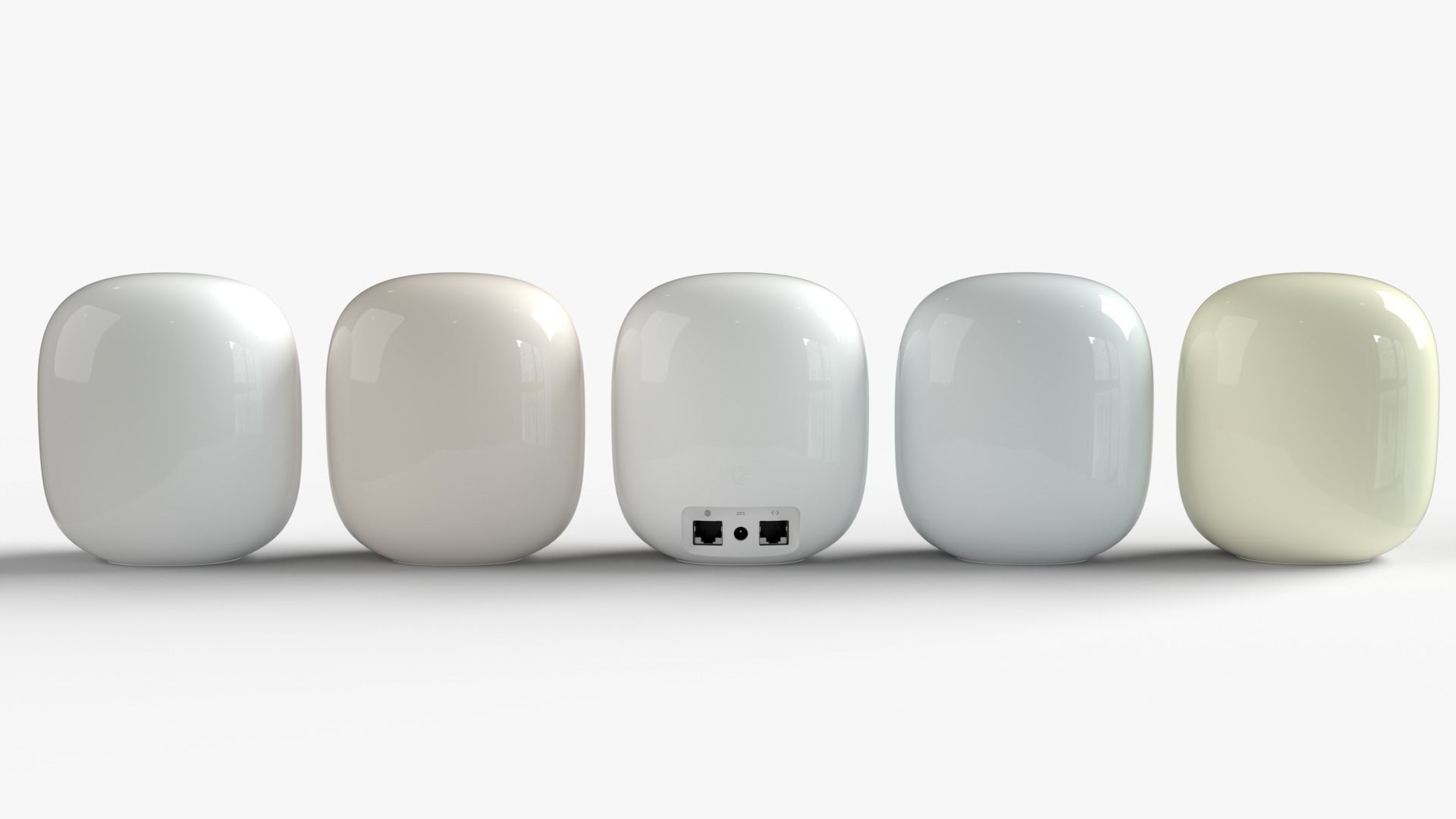 Google Full Smart Home collection All products and colors 3D model_26