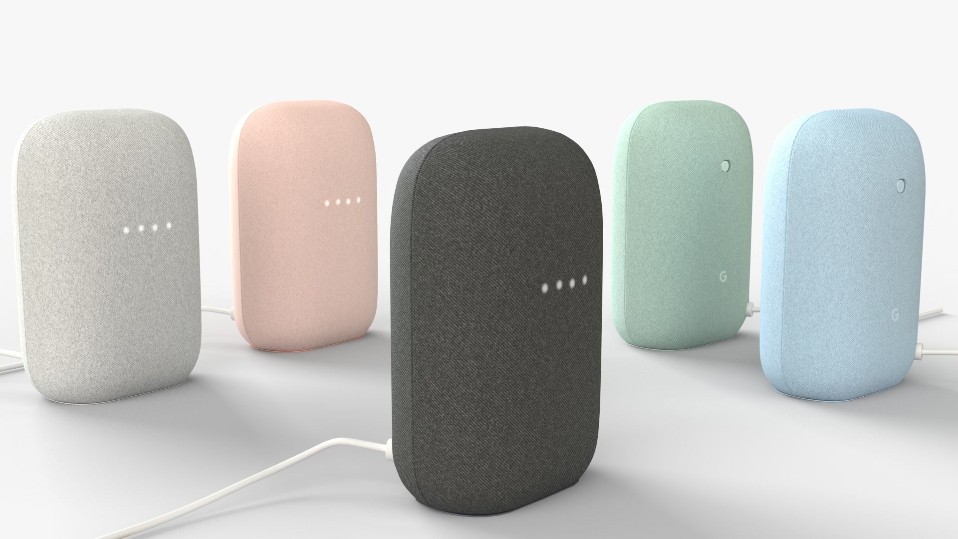 Google Full Smart Home collection All products and colors 3D model_25